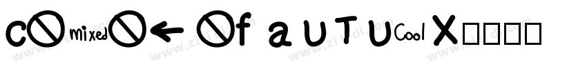 color of autumn字体转换